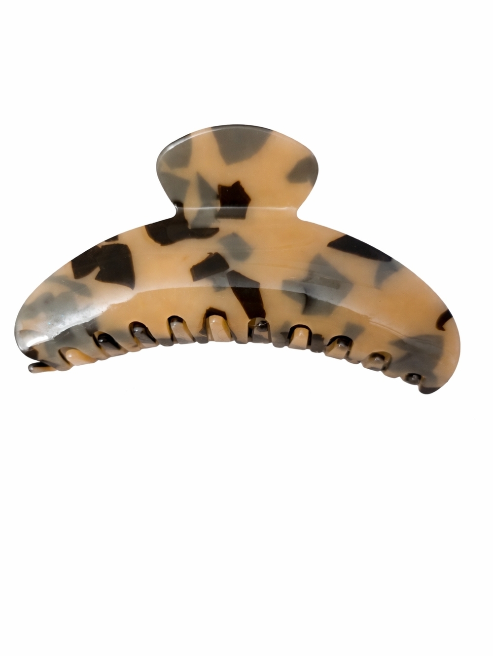 AERIE Tortoiseshell Hair Claw Clip - Neutral Beige & Black